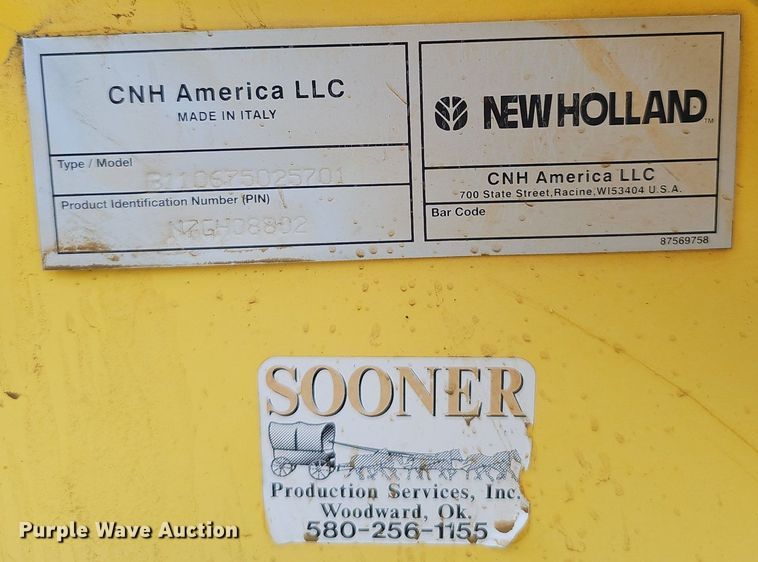 image for item EJ5808 2007 New Holland  B110 backhoe