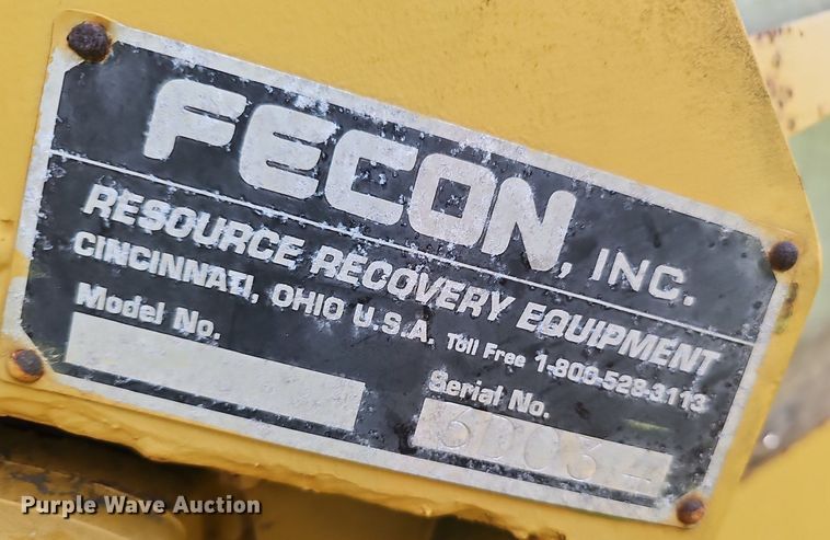 image for item EJ5810 Fecon screening plant