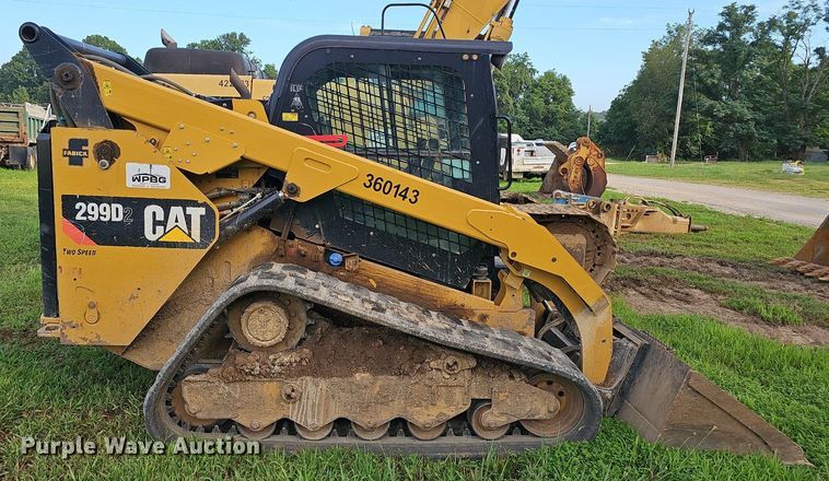 image for item EJ5836 2016 Caterpillar  299D2 skid steer loader