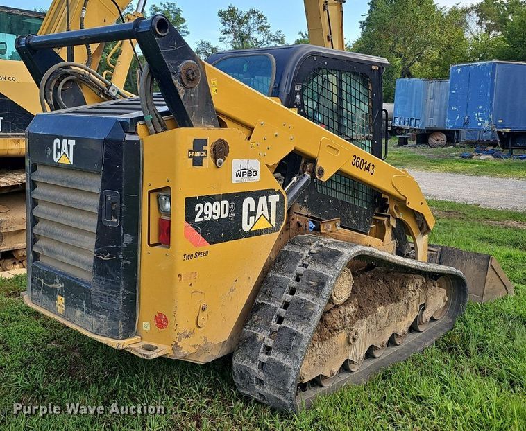 image for item EJ5836 2016 Caterpillar  299D2 skid steer loader