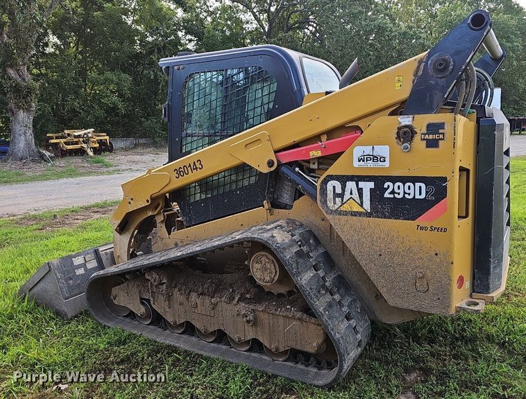image for item EJ5836 2016 Caterpillar  299D2 skid steer loader