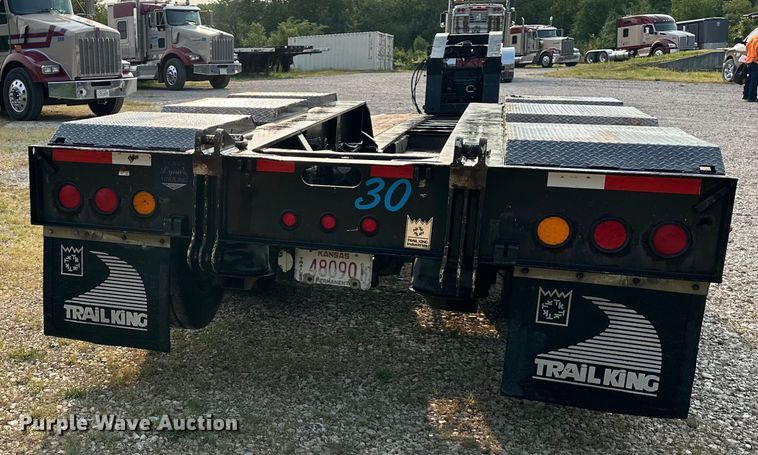 image for item EJ6409 2006 Trail King  TK110HDG-533 lowboy equipment trailer
