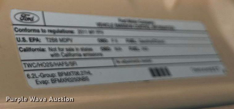 image for item EJ6438 2011 Ford F250 Super Duty SuperCab flatbed pickup truck