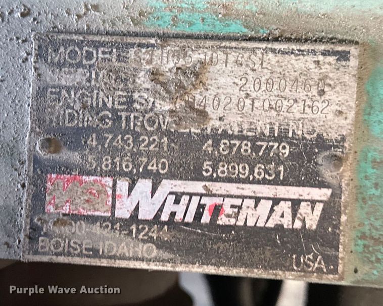 image for item EJ6440 Whiteman Supertrowel power trowel