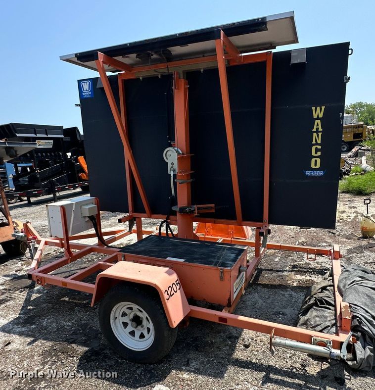 image for item EJ7059 Wanco  message board trailer