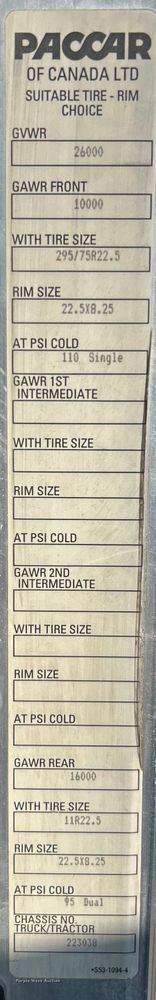 image for item EK4916 2008 Kenworth  T300 dump truck