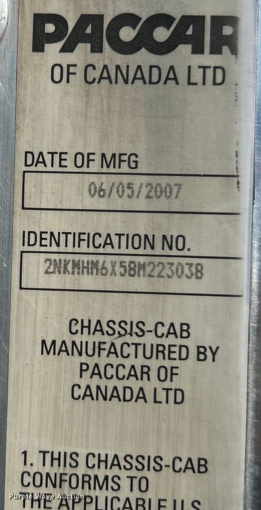 image for item EK4916 2008 Kenworth  T300 dump truck