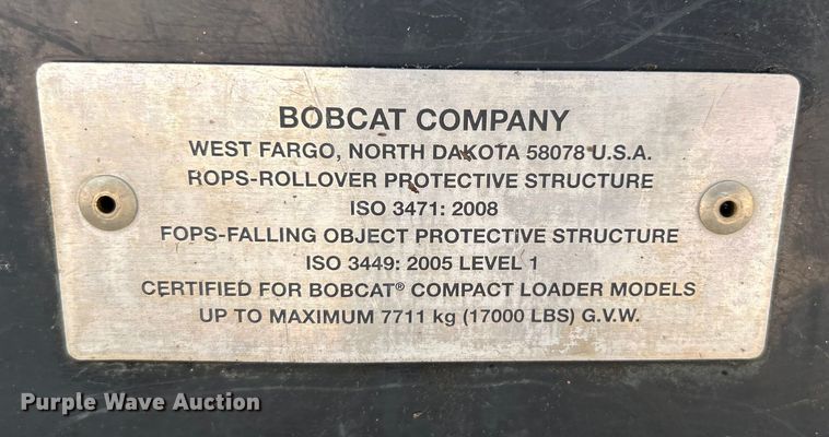 image for item EK4927 2017 Bobcat T590 tracked skid steer loader