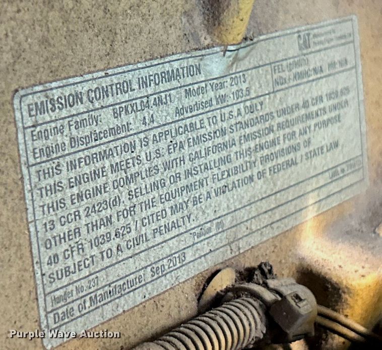 image for item EK4962 2014 Bandit  Intimidator 1390XP wood chipper