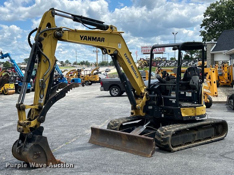 image for item EK4965 2017 Yanmar ViO55-6A mini excavator