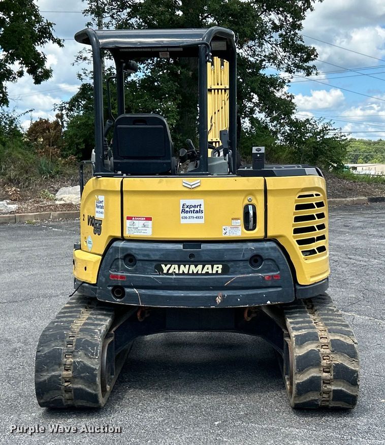 image for item EK4965 2017 Yanmar ViO55-6A mini excavator