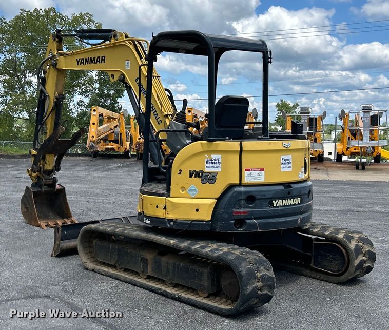 image for item EK4965 2017 Yanmar ViO55-6A mini excavator