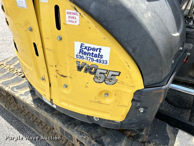 image for item EK4965 2017 Yanmar ViO55-6A mini excavator