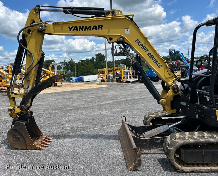 image for item EK4965 2017 Yanmar ViO55-6A mini excavator