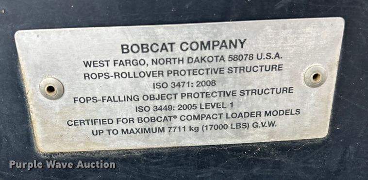 image for item EK4966 2017 Bobcat T590 tracked skid steer loader
