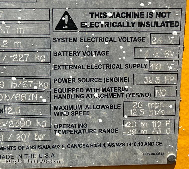 image for item EK4967 2016 Haulotte 45XA boom lift