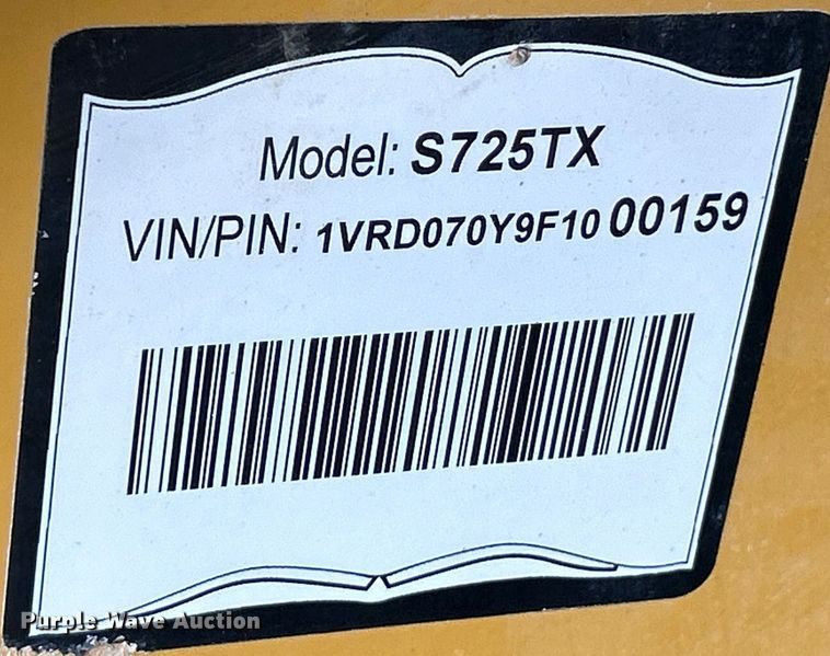 image for item EK4969 2015 Vermeer S725TX compact utility loader