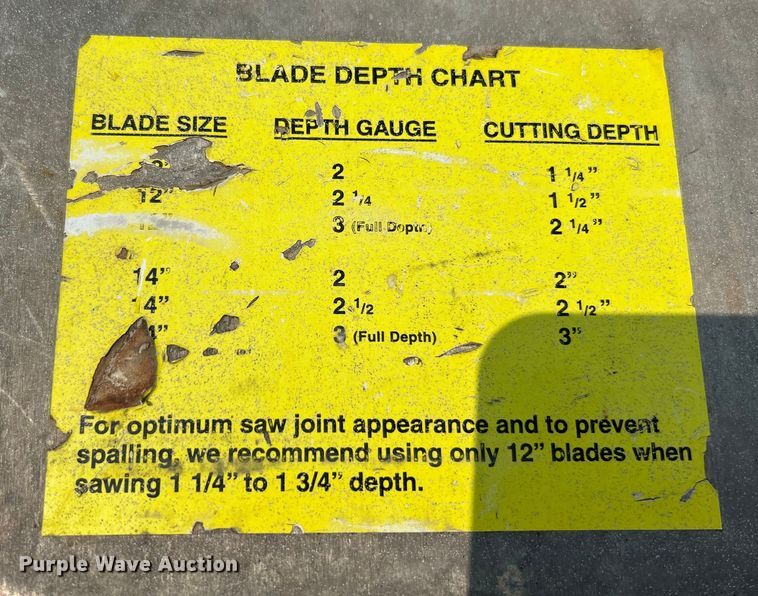image for item EK4999 Husqvarna  Soff-Cut 4200 concrete saw