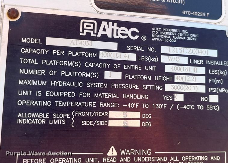 image for item EK8808 2016 Ford F550 Super Duty XL bucket truck