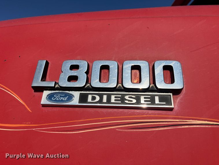 image for item EK8809 1992 Ford L8000 dump truck