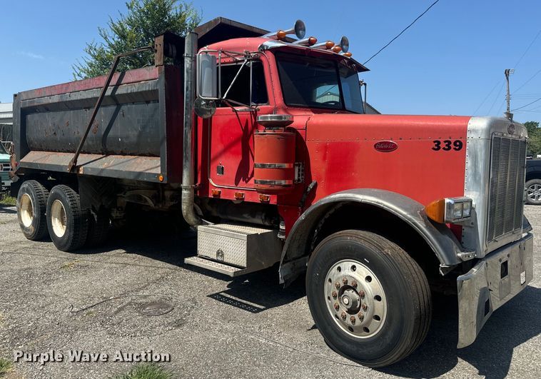 image for item MJ9481 1987 Peterbilt 379 dump truck