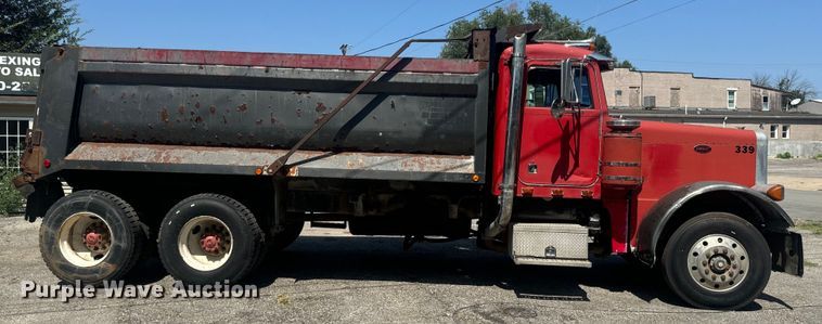image for item MJ9481 1987 Peterbilt 379 dump truck