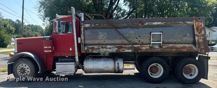image for item MJ9481 1987 Peterbilt 379 dump truck