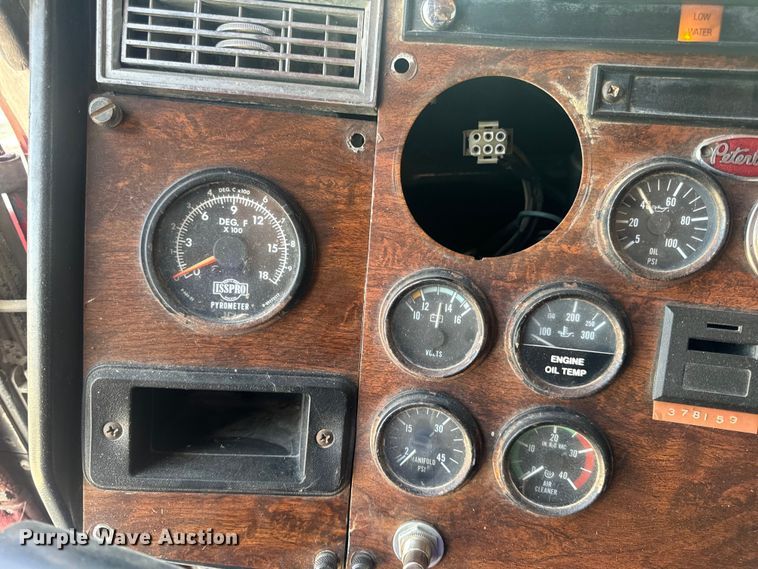 image for item MJ9481 1987 Peterbilt 379 dump truck