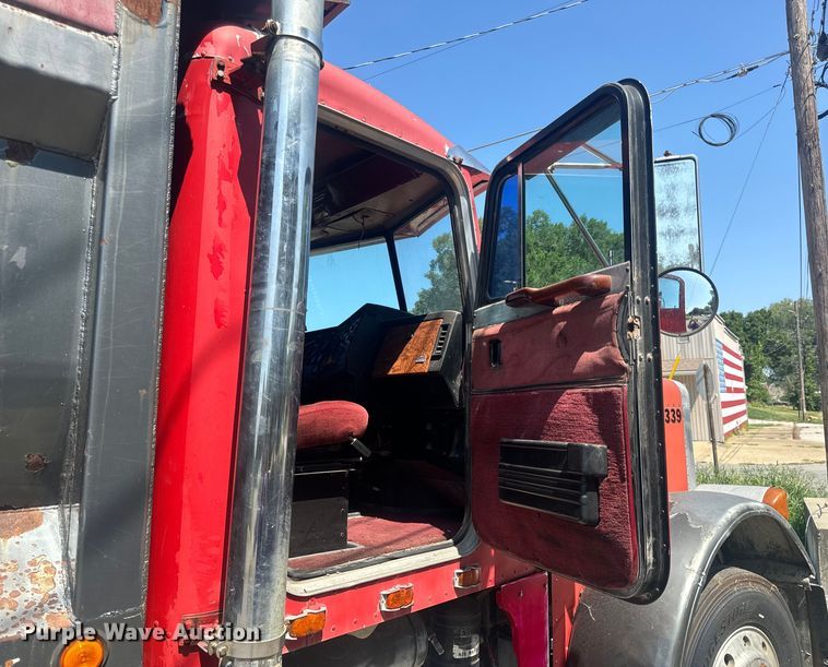 image for item MJ9481 1987 Peterbilt 379 dump truck