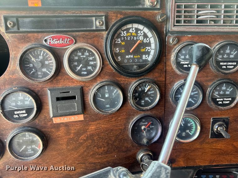 image for item MJ9481 1987 Peterbilt 379 dump truck