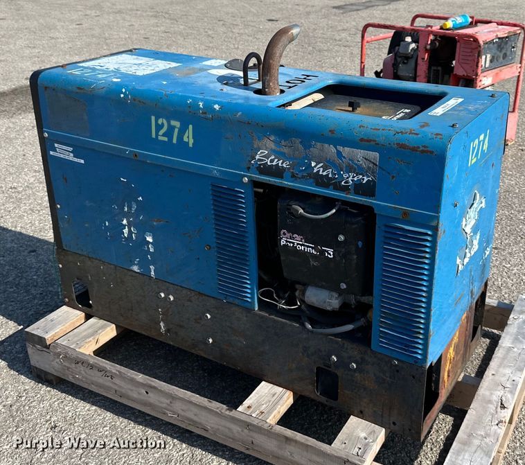 image for item NL9141 Miller  Blue Charger  welder/generator
