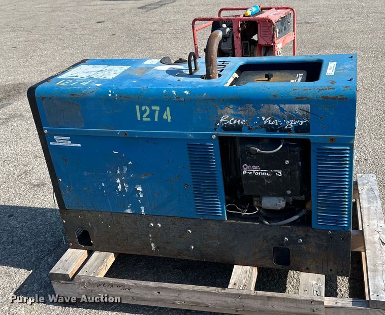 image for item NL9141 Miller  Blue Charger  welder/generator