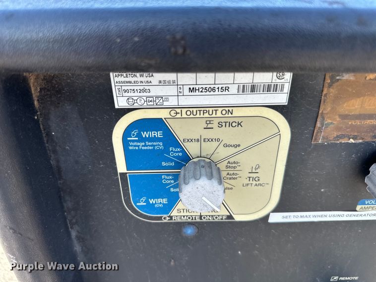 image for item NL9142 Miller  Trailblazer 325 welder/generator