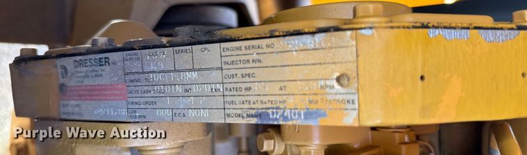 image for item NQ9706 1989 Dresser PD66A single drum vibratory roller