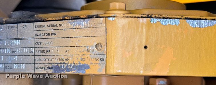 image for item NQ9706 1989 Dresser PD66A single drum vibratory roller