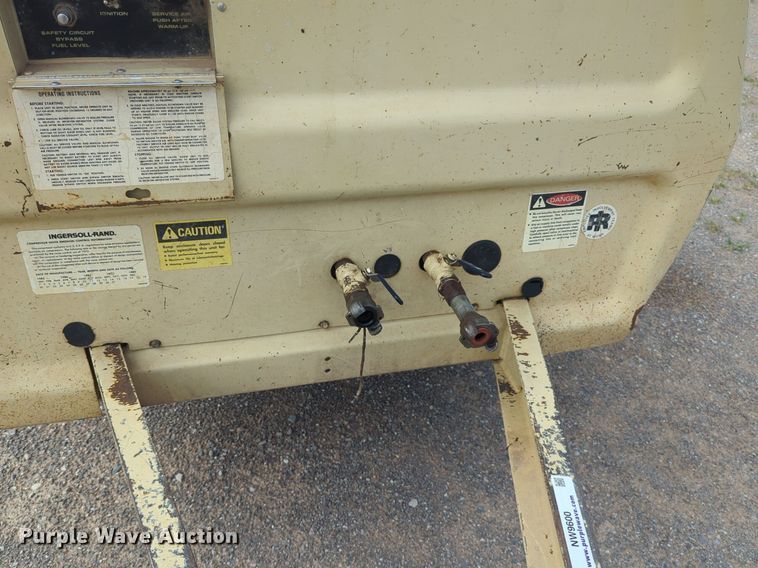 image for item NW9600 Ingersoll Rand 185 air compressor