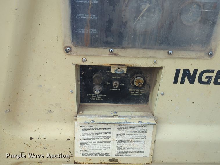 image for item NW9600 Ingersoll Rand 185 air compressor