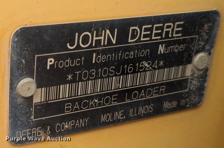 image for item NW9604 2008 John Deere 310SJ backhoe