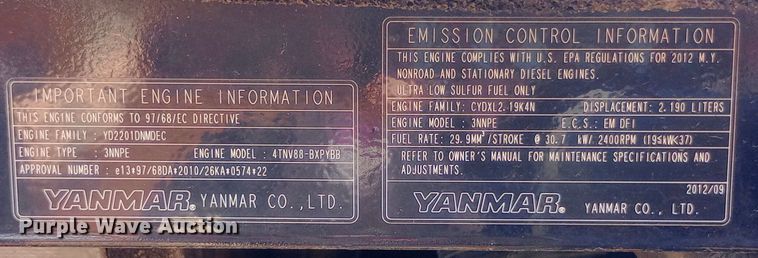 image for item NY9317 2013 Case CX55B mini excavator