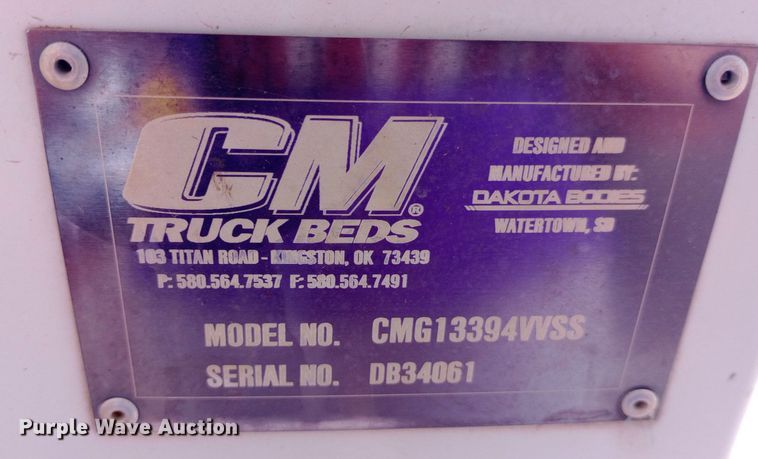 image for item NY9330 CM CMG13394VVSS utility bed