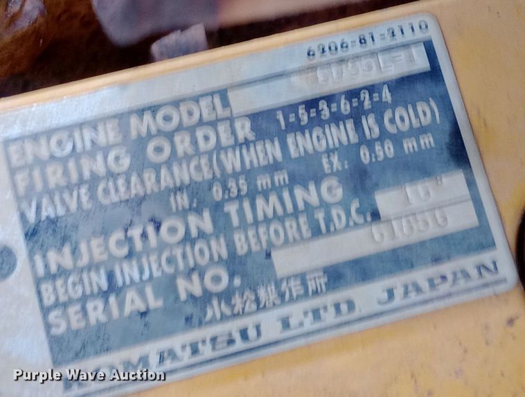 image for item NY9332 1995 Komatsu D37E-5 dozer