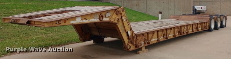 image for item NY9334 1994 Load King 403 DF lowboy equipment trailer