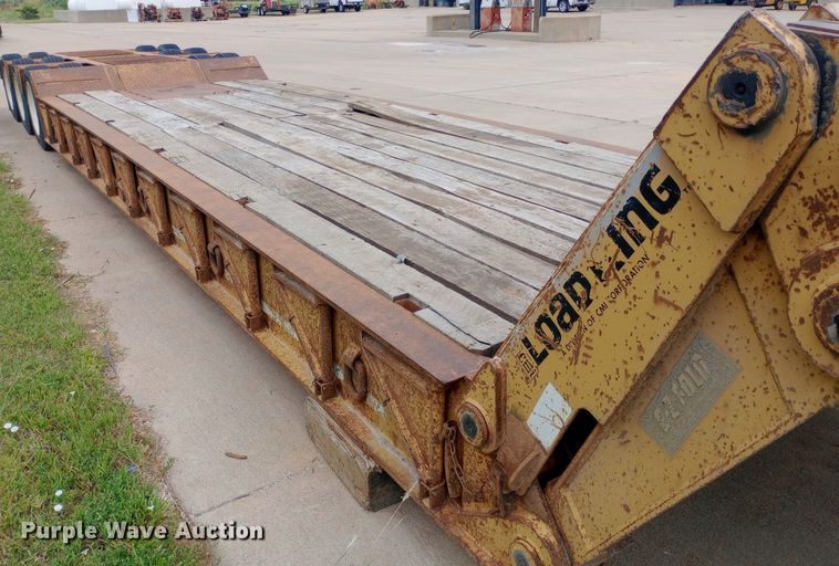 image for item NY9334 1994 Load King 403 DF lowboy equipment trailer