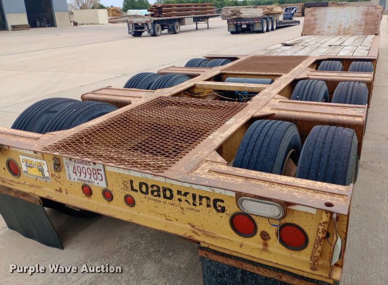 image for item NY9334 1994 Load King 403 DF lowboy equipment trailer