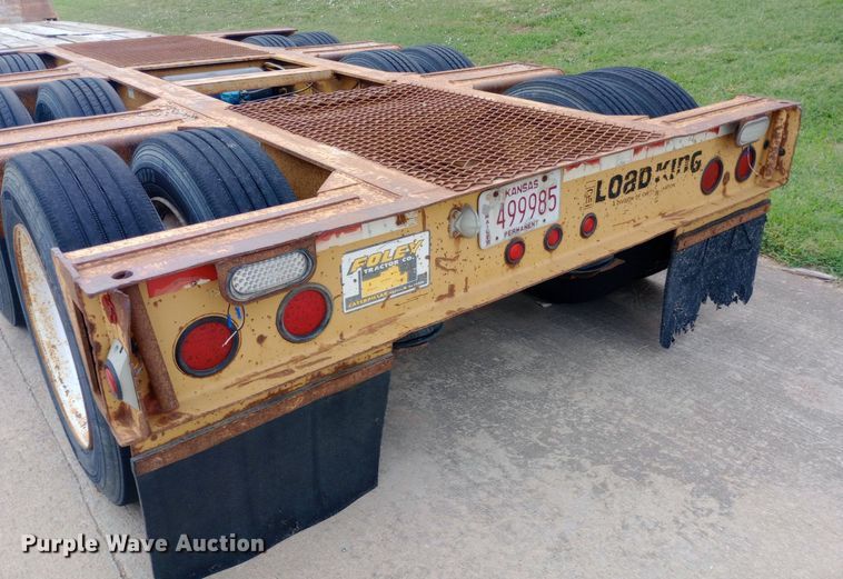 image for item NY9334 1994 Load King 403 DF lowboy equipment trailer