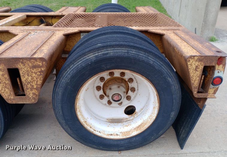 image for item NY9334 1994 Load King 403 DF lowboy equipment trailer