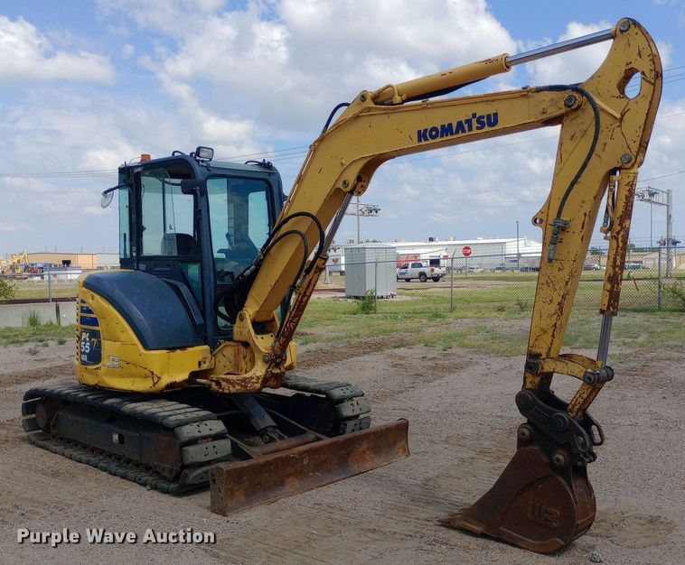 image for item NY9340 2009 Komatsu PC55MR-3 mini excavator