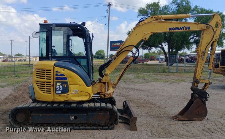 image for item NY9340 2009 Komatsu PC55MR-3 mini excavator
