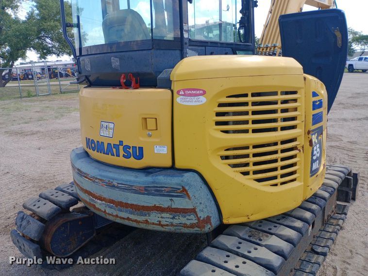 image for item NY9340 2009 Komatsu PC55MR-3 mini excavator