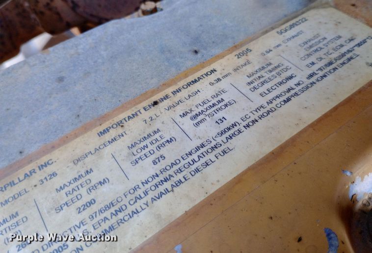 image for item NY9341 2005 Caterpillar  938G wheel loader